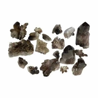 Jewelry - Rock crystal cluster from Brazil Smoked AA Lot of 2Kg - ARABESK