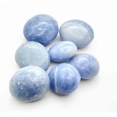 Bijoux - Galets Calcite bleue A Roulés 1Kg - ARABESK