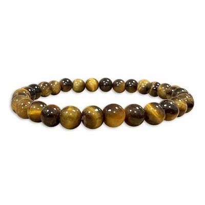 Bracelets - Bracelet Œil de Tigre A perles 6mm - ARABESK