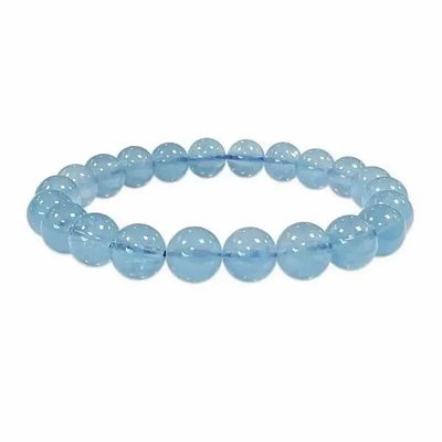Bracelets - Aquamarine Pearl AAA Bracelet 8-9mm - ARABESK