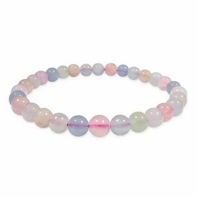 Bracelets - Beryls Aquamarine & Morganite A 6-7mm pearls bracelet - ARABESK