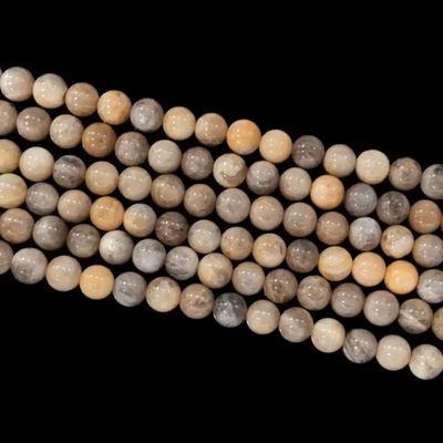 Jewelry - Black Moonstone A beads 8mm 40cm Strand - ARABESK