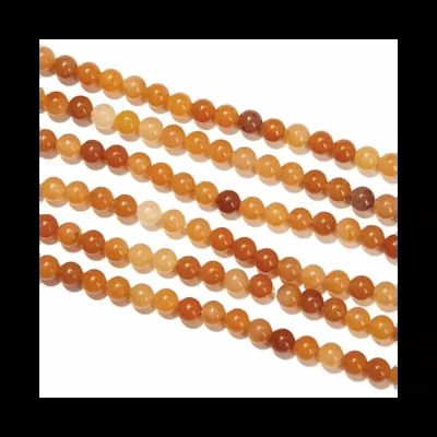 Bijoux - Aventurine Orange A perles 6mm sur fil 40cm - ARABESK