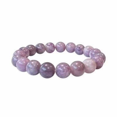 Bracelets - Bracelet Lepidolite A perles 10mm - ARABESK