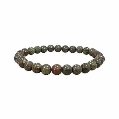 Bracelets - Dragon Blood Jasper A Bracelet 6-7mm beads - ARABESK