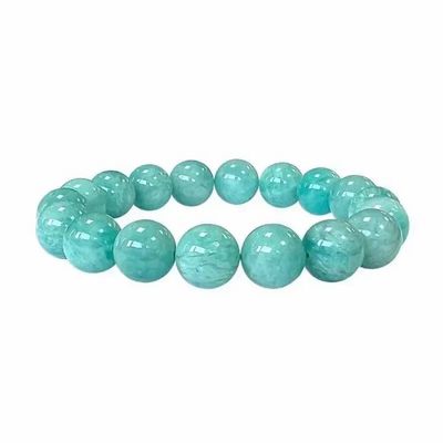 Bracelets - 10mm Peru pearls Amazonite AA bracelet - ARABESK