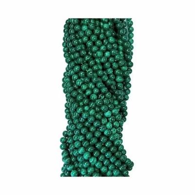 Bijoux - Malachite Foncée AA perles 5.5-6.5mm sur fil 40cm - ARABESK