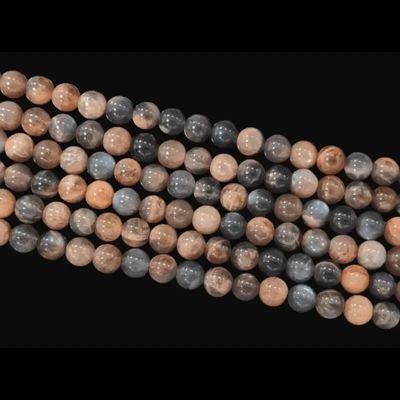 Jewelry - Mix Black Moonstone AA beads 6mm 40cm Strand - ARABESK
