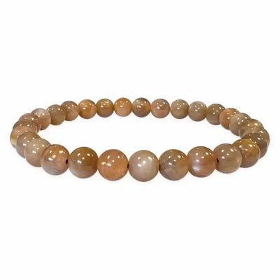 Bracelets - Pierre de Lune Noire AA perles 6mm - ARABESK