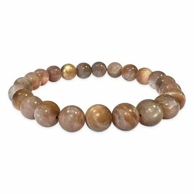 Bracelets - Black Moonstone AA Bracelet 8mm beads - ARABESK