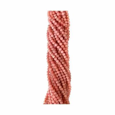 Jewelry - Rhodochrosite AAA 6-7mm pearls on string - ARABESK