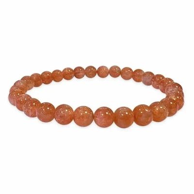 Bracelets - Bracelet Pierre de Soleil AAA perles 6mm - ARABESK