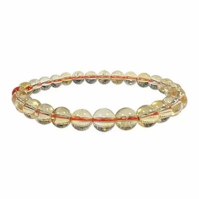 Bracelets - Bracelet Natural Citrine AA beads 6-7mm - ARABESK