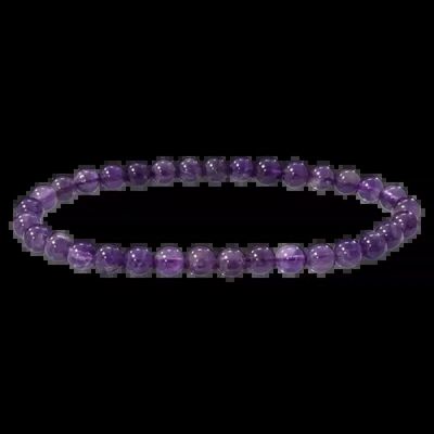 Bracelets - Amethyst bracelet A 6-7mm beads - ARABESK