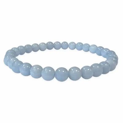Bracelets - Bracelet Angelite A perles 5-6mm - ARABESK
