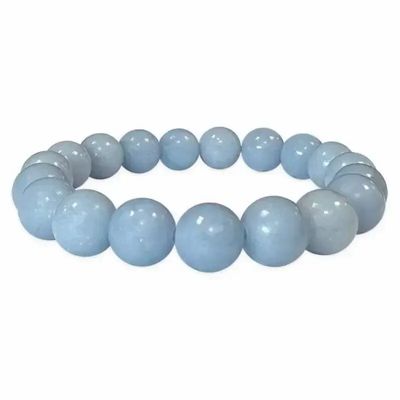 Bracelets - Bracelet Angelite A perles 10mm - ARABESK