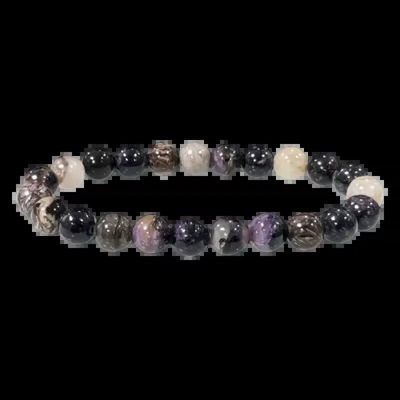 Bracelets - Charoite Bracelet A beads 8.5-9.5mm - ARABESK
