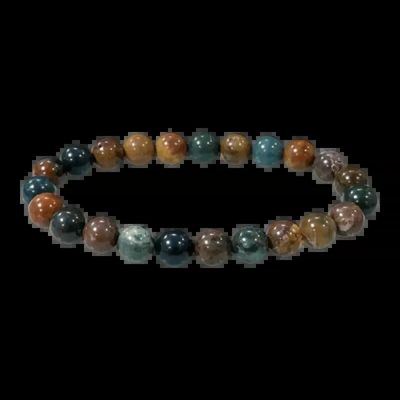 Bracelets - Ocean jasper A 8mm pearls bracelet - ARABESK