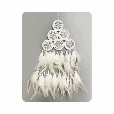 Other wall decoration - Dreamcatcher Pyramid white diameter 17 cm - ARABESK