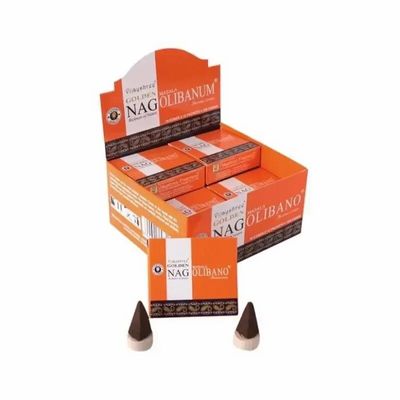Scents - Vijayshree Golden Oliban Nag Frankincense cones - ARABESK