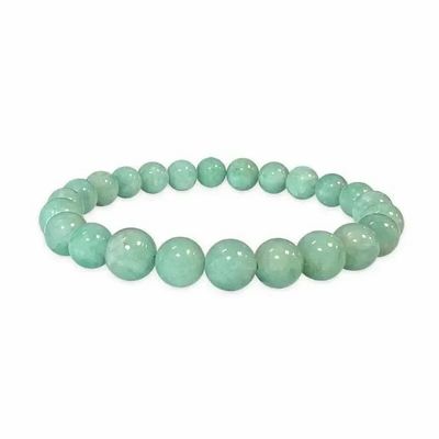 Bracelets - Bracelet Emeraude AAAA perles 7.5-8.5mm - ARABESK