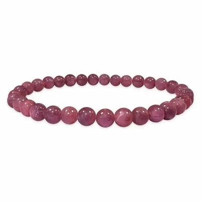 Bracelets - Bracelet Rubis AAAA perles 6mm - ARABESK