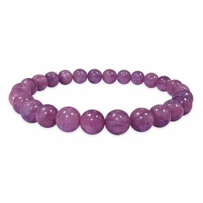 Bracelets - Bracelet Ruby AAAA pearls 7-8mm - ARABESK