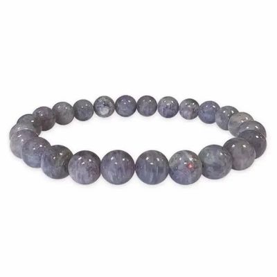 Bracelets - Bracelet Cordiérite Lolite AA perles 7.5-8.5mm - ARABESK