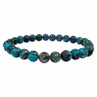 Bracelets - Bracelet Chrysocolla Türkiye AAAA beads 5-6mm - ARABESK