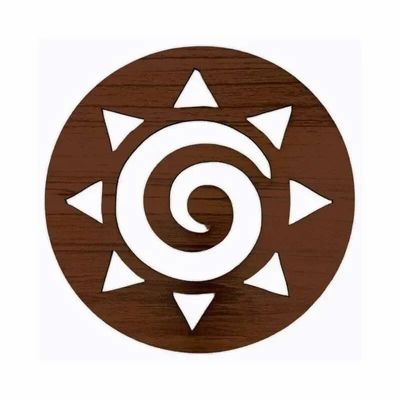 Wireless lamps - Wooden magnetic panel - Star/Sun - ARABESK