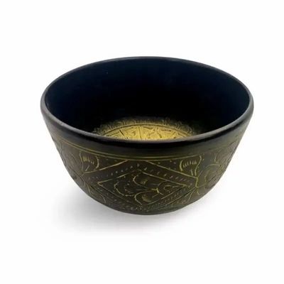 Mugs - Tibetan singing bowl in aluminum with engravings - 16cm - ARABESK