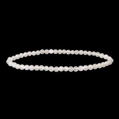 Bracelets - White Moonstone Bracelet A 4-5mm Beads - ARABESK