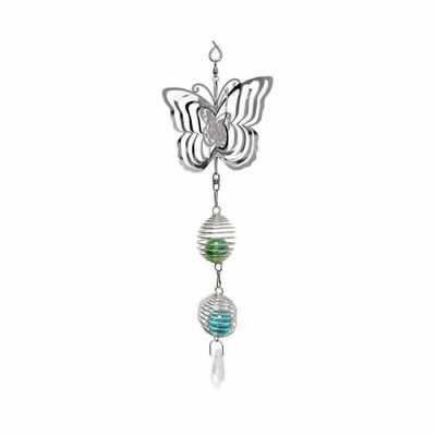 Objets de décoration - Carillon éolien 3D Papillon 28cm - ARABESK