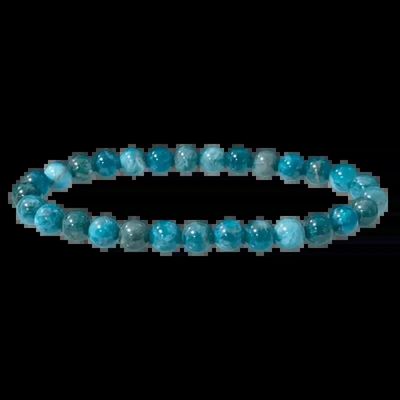 Bracelets - Bracelet Apatite Bleue A perles 6-7mm - ARABESK