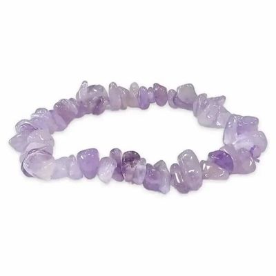 Bracelets - Bracelet Amethyst Lavender A chips 5-8mm 18cm - ARABESK