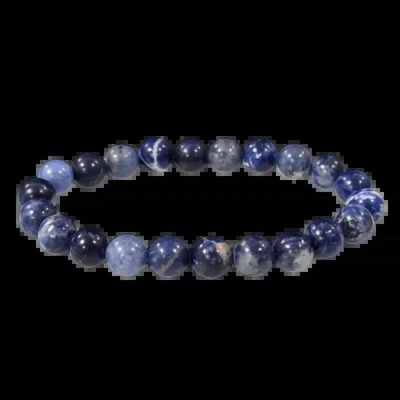Bracelets - Sodalite A 8mm pearls bracelet - ARABESK