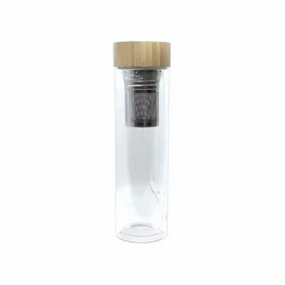 Bijoux - Bouteille en verre double paroi avec infuseur - ARABESK