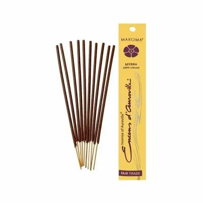 Scents - Auroville Myrrh Incense 5x 10 Sticks - ARABESK