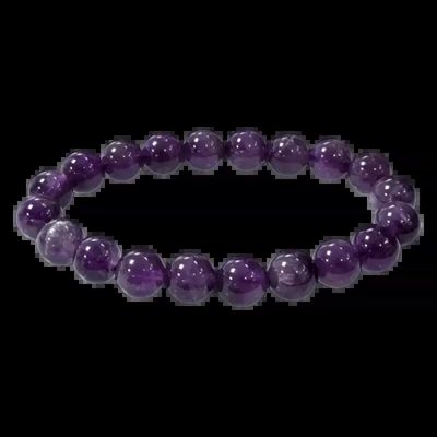 Bracelets - Amethyst A 10mm pearls bracelet - ARABESK