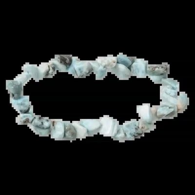 Bracelets - Bracelet Larimar A chips 18cm - ARABESK
