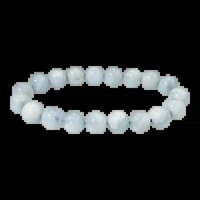 Bracelets - Aquamarine A beads bracelet 9-10mm - ARABESK