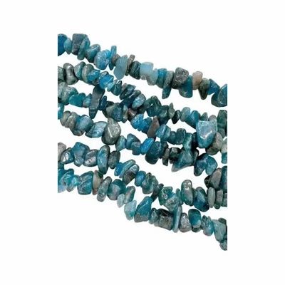 Bijoux - Apatite Bleue A chips 3-8mm sur fil 80cm - ARABESK