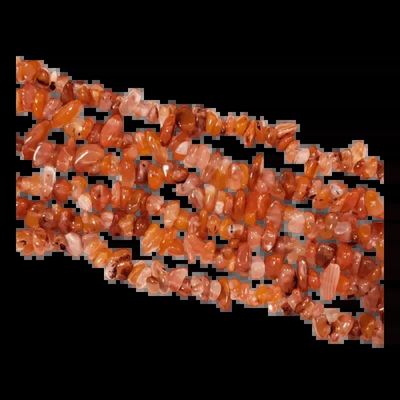 Bijoux - Cornaline A chips 5-8mm sur fil 80cm - ARABESK