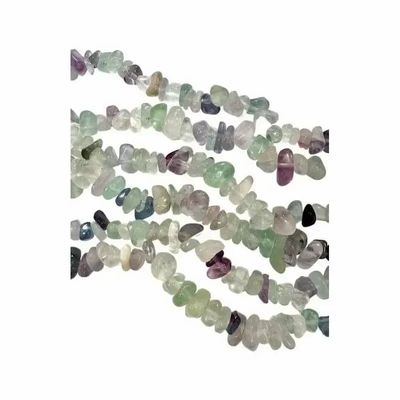 Jewelry - Fluorite multicolored A chips 3-8mm on a 80cm thread - ARABESK