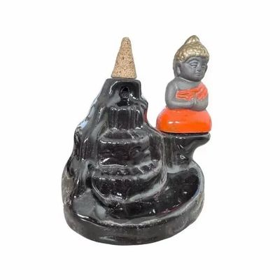Scents - Round ceramic backflow incense holder - ARABESK