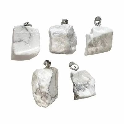 Jewelry - Rough Stone Pendant Howlite A x5 - ARABESK