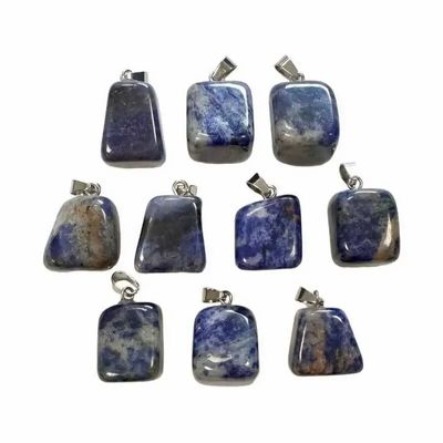 Jewelry - Sodalite Tumbled Stone Pendant A x10 - ARABESK