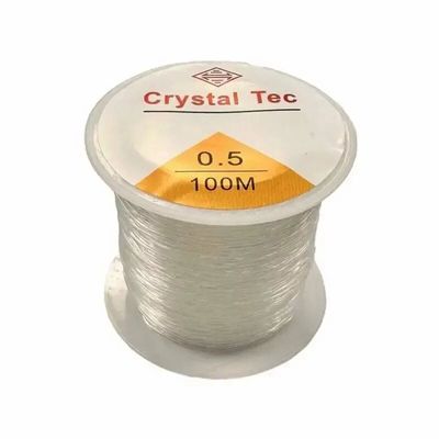Bijoux - Fil élastique rond en cristal 0.5mm 100m - ARABESK