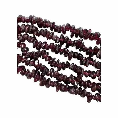 Bijoux - Grenat Rouge A chips 3-8mm sur fil 80cm - ARABESK