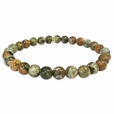 Bracelets - Bracelet Rhyolite A beads 6mm - ARABESK